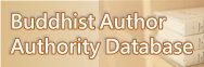 Buddhist Author Authority Database